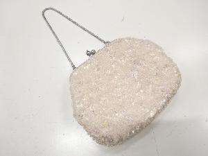 アンティーク　ビーズ　ハンドバッグ